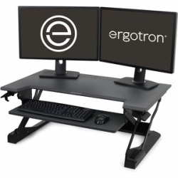 Workfit Tl Black Sit Stand Tabletop 33-406-085