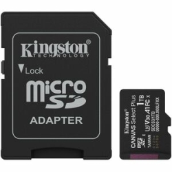 Kingston Canvas Select Plus 1 TB Class 10/Uhs-I (U3) V30 MicroSDXC - 1 - 150 MB/s Read SDCS3/1TB