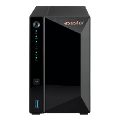 Asustor 2-Bay Nas 3.5"/2.5" (0/2), QC-1.7GHz, 2GB, 2.5G LAN(1), Twr, 3YR AS3302T V2