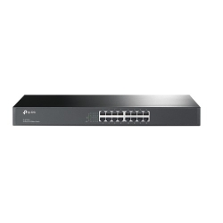 TP-Link Tl-Sf1016 16-port 10/100M Switch, 16 10/100M RJ45 Ports, 1U 19-inch Rack-mountable Steel Case TL-SF1016