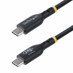 StarTech.com 6.6ft (2m) Usb-c Charging Cable, Charge & Sync, 240W (5A) Pd Epr, USB 2.0 Laptop Charger Cable, USB-If Certified , Tpe Jacket - USB C Cable Supports Power Delivery 3.1 Extended Power Range (Epr); Up To 240W 5A; USB-If Certified W/E-marker; I