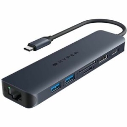Targus HyperDrive HD4003GL USB 3.2 (Gen 2) Type C Docking Station For Monitor - Charging Capability - Memory Card Reader - Sd - Midnight Blue - 1 Displays Supported - 4K @ 60Hz - 3840 X 2160 - 3 X USB Ports - 2 X USB Type-A Ports - USB Type-A - 1 X USB T