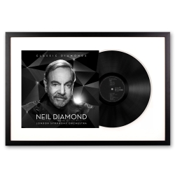 Framed Neil Diamond - Classic Diamonds With The London Symphony Orchestra - Double Vinyl Album Art UM-3509719-FD