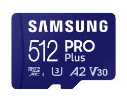 Samsung Mb-Md512Sa 512GB Pro Plus Sdxc Uhs-I MicroSD Card FFCSAMMBMD512SA