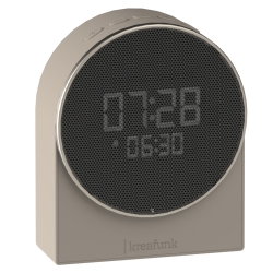 Kreafunk Ivy Alarm Clock W/ Bluetooth Speaker - Ivory Sand KFEW29
