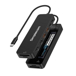 Simplecom CHT595 9-in-1 Usb-c Multiport Docking Station With NVMe M.2 Enclosure CHT595