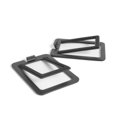 Kanto S2 Angled Desktop Speaker Stands For Small Speakers - Pair, Black KO-S2