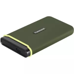Transcend Esd380c 4 TB Portable Solid State Drive - External - Military Green - Notebook, Smartphone, Desktop Pc, Gaming Console, Tablet Device Supported - USB 3.2 (Gen 2) Type C - 2000 MB/s Maximum Read Transfer Rate - 5 Year Warranty TS4TESD380C