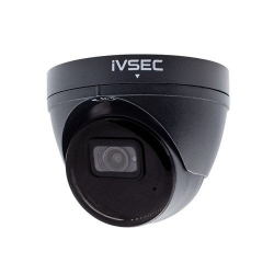 Ivsec Turret Ip Camera, 5MP, 2.8MM Fixed Lens, 20FPS, Poe, IP66, 30M IR, Mic, Pir, Blacknc110Xc-Blk IVNC110XC-BLK