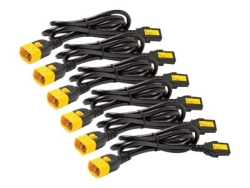 APC (Ap8702S-Ww) Power Cord Kit (6 Ea), Locking, C13 To C14, 0.6M AP8702S-WW