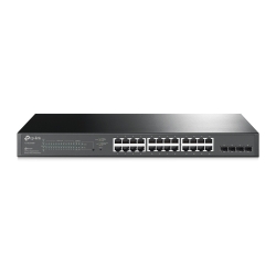 Tp-Link Omada 28-Port Managed Gigabit Rack Switch, POE+(24), SFP(4), 250W, 5YR SG2428P
