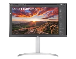 LG 27" 4K UHD Ips 60Hz Monitor, 3840x2160, Dci-P3 95%, Vesa DisplayHDR™ 400, Usb-c, AMD FreeSync™, Adjustable Stand Height/Pivot/Tilt 27UP850K-W