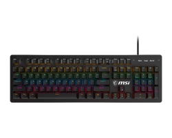 Mechanical Gaming Keyboard: Msi Forge GK300 Blue Switches, USB Gaming Keyboard, 9-Mode Rgb FORGE-GK300-BLUE SWITCHES