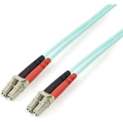 5m 10 Gb Aqua Mm Fiber Patch Cable Lc/Lc A50FBLCLC5