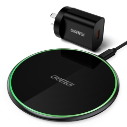 Choetech T559-F 15W Wireless Charging Pad With Ac Adapter ELECHOT559F