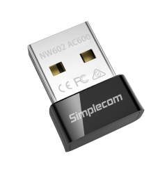 Simplecom NW602 AC600 Dual Band Nano USB WiFi Wireless Adapter NW602