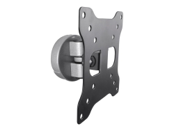 Startech.Com Monitor Wall Mount, Tilt, Swivel, <34", <15KG, Up To 100x100 Vesa, Black, 5YR ARMWALL