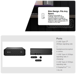 HP Z2 Sff G1i Intel U9-285 32GB DDR5 1TB SSD NVidia RTX 1000 Windows 11 Pro Kbm 3YR NBD Os Wty Workstation Desktop CU0Q9PT
