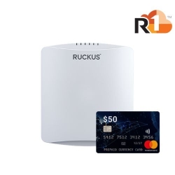 Ruckus R760 Tri Band WIFI 6E Indoor Ap 4X4:4 + R1 Essentials 1 Ap/Sw Rec 1YR + $50 Visacar 901-R760-R1-BDL