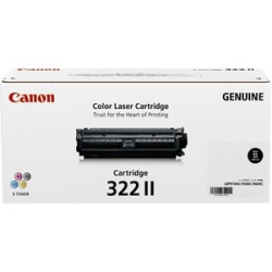 Canon 322IIBK Original Laser Toner Cartridge - Black Pack - 13000 Pages CART322BKII