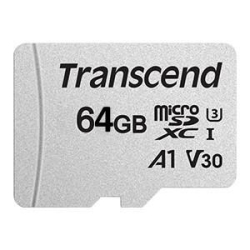 Transcend 300S 64 Gb Class 10/Uhs-I (U1) MicroSDXC - 95 MB/s Read - 45 MB/s Write TS64GUSD300S