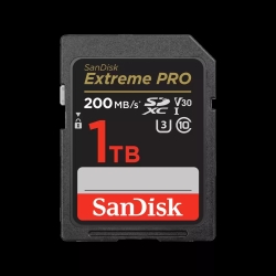 SanDisk Extreme Pro Sdxc, Sdxxd 1TB, V30, U3, C10, Uhs-I, 200MB/s R, 140MB/s W, 4x6, Lifetime Limited SDSDXXD-1T00-GN4IN