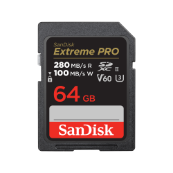 SanDisk 64GB Extreme Pro Sdxc Uhs-Ii Card (Sdsdxep-064G-Gn4In) FFCSAN64GSDXEP