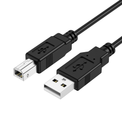 Choetech Ab0060-1M USB A To B Printer 1meter Cable Black ELECHOAB00601M