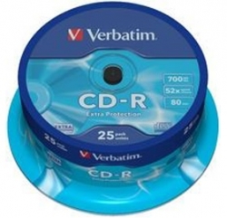 Verbatim Cd-r 700mb 25pk Spindle Cmv43432