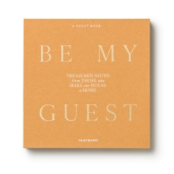 Printworks Guest Book Be My Guest-Beige Yellow PW-00780