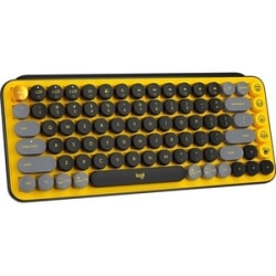 Pop Keys Wireless Mechanical Keyboard With Emoji - Blast Yellow 920-010577
