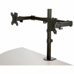 StarTech.com Desk Mount Dual Monitor Arm, Ergonomic Vesa Compatible Mount For Up To 32" (17.6lb/8kg) Display, Clamp/Grommet, Articulating - 2 Display(s) Supported - 81.3 Cm (32") Screen Support - 16 Kg Load Capacity - 75 X 75, 100 X 100 - Steel - 1 Each