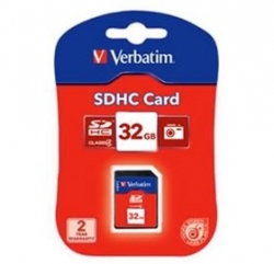 Verbatim Sd Card 32gb Sdhc C10 Sdhc Card Class 10 43963