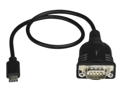 Startech.Com USB C To Serial Adapter Cable With Com Port Retention - 16" (40CM) USB Type C ICUSB232PROC