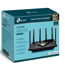 TP-Link Archer AX55 Pro AX3000 Dual-Band Wi-Fi 6 Router, 574 Mbps At 2.4 GHz + 2402 Mbps At 5 GHz , 4× Antennas,1× 2.5 Gbps Wan/LAN Port + 1× Gigabi Archer AX55 Pro