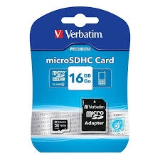 Verbatim Micro Sdhc 16gb (class 10) With Adaptor 44082
