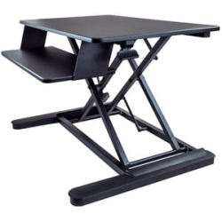 Sit Stand Desk Converter - Large 35in W ARMSTSLG