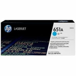 HP 651A Cyan Original LaserJet Toner Cartridge CE341A