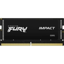 Kingston Fury Impact RAM Module For Notebook - 32 Gb (1 X 32GB) - DDR5-5600/Pc5-44800 DDR5 Sdram - 5600 MHz Dual-rank Memory - CL40 - 1.10 V - Non-ECC - Unbuffered - 262-pin - Sodimm KF556S40IB-32