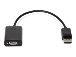 HP Displayport To VGA Adapter- New F7W97AA