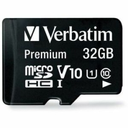 Verbatim Micro Sdhc 32GB (Class 10) With 44083