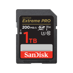 SanDisk 1TB Extreme Pro Sdhc And Sdxc Uhs-I Card Sdsdxxd-1T00-Gn4In FFCSAN1TSDXXD200