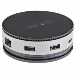 StarTech.com USB C Multiport Adapter - USB Type-C 10Gbps Mini Dock 4K 60Hz HDMI/DisplayPort/1080p VGA - 75W Pd Passthrough, USB Hub & GbE - 3 X USB Ports - USB Type-C - Network (Rj-45) - HDMI - VGA - DisplayPort - Thunderbolt - Wired - Windows 11, Window