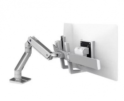 Ergotron Hx Desk Dual Monitor Arm Polished 45-476-026