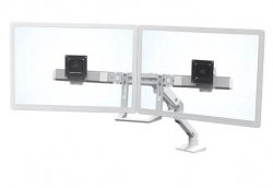 Ergotron Hx Desk Dual Monitor Arm White 45-476-216