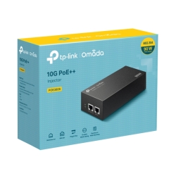 TP-Link POE380S Omada 10G PoE++ Injector Port: 1× 10Gbps PoE Port, 1× 10Gbps Non-PoE Port, Spec: 802.3bt/at/af Compliant, 90 W PoE Power, Data And Pow POE380S