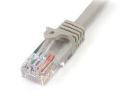 Startech Cat5e Patch Cable With Snagless Rj45 Connectors - 5 M Grey 45pat5mgr
