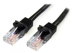 Startech 3 M Black Cat5e Snagless Rj45 Utp Patch Cable - 3m Patch Cord - Ethernet Patch Cable -