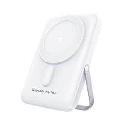 Choetech B743-Wh 10000mAh PD20W Magnetic Power Bank With Holder White ELECHOB743WH