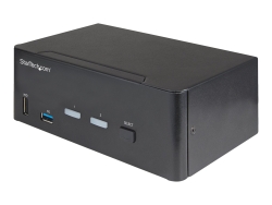 2 Port Dual Monitor HDMI Kvm Switch 4K 60Hz, USB 3.0 Hub - Taa 2 Yr SV231DHU34K6